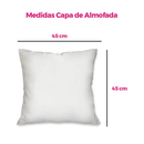 Kit 4 Capas de Almofada Decorativas Folhagens Douradas 45x45 cm