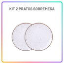 Jogo de Pratos Jantar Rústico Marrom Tramontina Porcelana Conjunto de Pratos Raso, Prato Fundo e Sobremesa Opções de Kit