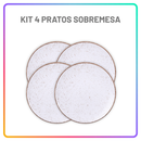Jogo de Pratos Jantar Rústico Marrom Tramontina Porcelana Conjunto de Pratos Raso, Prato Fundo e Sobremesa Opções de Kit