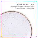 Jogo de Pratos Jantar Rústico Marrom Tramontina Porcelana Conjunto de Pratos Raso, Prato Fundo e Sobremesa Opções de Kit