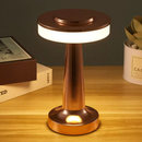 Luminária de Mesa Candeiro Dumbbell Touch de Quarto Luxuosa 3 Tons de Led