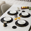 Kit 4-12 Peças Jogo Americano Redondo Sousplat 38cm Mesa Posta Cozinha Jantar Decorativo Natal